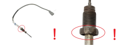 Pakokaasun Lämpötila-anturi 226403465R Renault 2.0 DCI