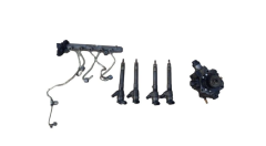 Polttoainepumppu ja suuttimet 167008960R 0445010404 0445110546 1.6dCi Renault