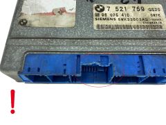 Ohjausyksikkö 7521759 96025410 5WK33503AG BMW Siemens 53741