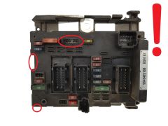 Ohjausyksikkö BSM B2 9646405180 PSA Delphi 1223