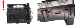 Ohjausyksikkö BSM-B3 9643498880 T118470003G PSA Siemens 2109