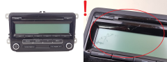 Radio-CD-soitin VW 1K0035186AA 7647201360 Blaupunkt 1058