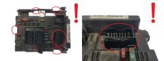 Ohjausyksikkö BSM B3 9643538080 PSA Delphi 1851