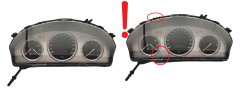 Kierroslukumittari Mercedes C W204 A2C53244900 A2C53194279 VDO