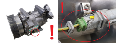 Ilmastoinnin Kompressori 8200819568--B SD6V12 1904 Sanden Renault 1081