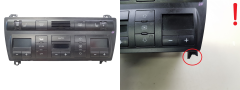 Lämmityksen Säätöyksikkö A/C Audi A6 C5 4B0820043Q 5HB007604-13 Hella
