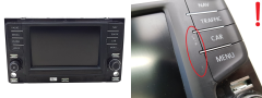 Radionäyttö Navi Volkswagen 3G0919605D A2C93427300 ABT Std2 Nav