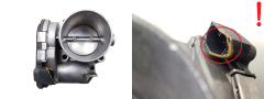 Kaasuläpän venttiili Alfa Romeo Iveco Opel 0280750073 Bosch 2525