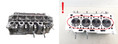 Sylinterikansi 110421615R--B 110413019R 1.5dci Renault Nissan 1289