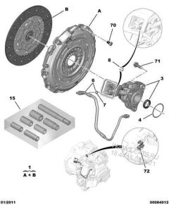 Hydrauliletkut Alkuperäinen Citroen Peugeot C4 C5 3008 508 2156H8