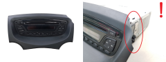 Radio-CD-soitin Ford KA 2 7354765230 28223223 B420 HIGH Delphi