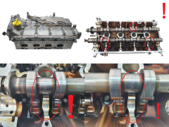 Sylinterikansi 745 7701475071 1.8 16V F4P770 Renault
