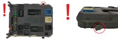 Ohjausyksikkö BSI X01-00 9664983080 PRT06750-01 PSA Valeo 1655