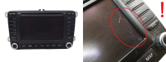 Radio-CD-soitin Navi VW 1T0035194D 7612002039 Blaupunkt