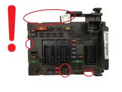 Ohjausyksikkö BSM B3 9650664080 PSA Delphi 1216