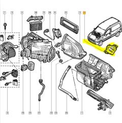 Mukavuustoimintojen Ohjausyksikkö Alkuperäinen Renault Kangoo 8200095112 Mukavuustoimintojen Ohjausyksikkö Alkuperäinen Renault Kangoo 8200095112