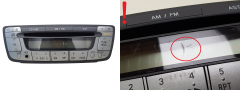 Radio-CD-soitin C1 107 Aygo 86120-0H010 CQ-MS0570LC W53811 1086