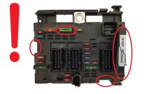 Ohjausyksikkö BSM B2 9646405180 PSA Delphi 1280