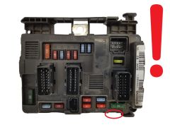 Ohjausyksikkö BSM-B3 T118470003I 9643498880 PSA Siemens 1253