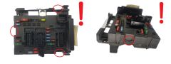 Ohjausyksikkö BSM B3 9657608780 PSA Delphi 1825