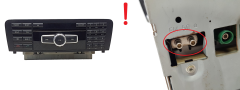 Radio-CD-soitin Navi Mercedes-Benz A A2469006810 A2469010802 A1669022605