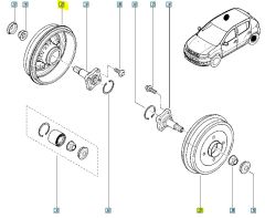 Jarrurumpu Uusi Alkuperäinen Renault Clio II Logan 316274680R Jarrurumpu Uusi Alkuperäinen Renault Clio II Logan 316274680R