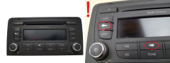 Radio-CD-soitin Chorus Audi A3 8P 8P0035152C 7647251380 Blaupunkt