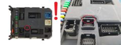 Ohjausyksikkö BSI X01-00 9666951980 22661F01 PSA Valeo 1511