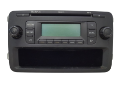 Radio Cd Mp3 Soitin Skoda Fabia 5J0035152A Blues