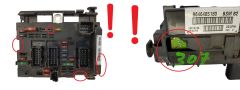 Ohjausyksikkö BSM B2 9646405180 PSA Delphi 1457