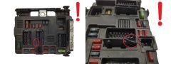 Ohjausyksikkö BSM-B3 9643498880 T118470003G PSA Siemens 2309
