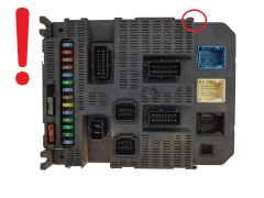 Ohjausyksikkö BSI 2004 P06-00 9663798280 PSA Valeo 1494