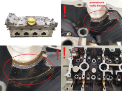 Sylinterikansi 1640 7701475605 2.0 16v Turbo Renault 8200295888 S6