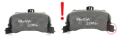 Nopeusmittari Fiat Panda 5550004601 04 58534