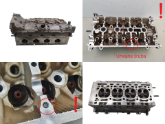 Sylinterikansi 1640 7701475605 2.0 16v Turbo F4R796 Renault