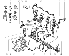 Suuttimen Kiinnityspultit Alkuperäinen Renault Nissan 1.9 dCI 8200640863