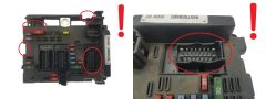 Ohjausyksikkö BSM B2 9657608880 PSA Delphi 1823