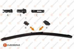 Pyyhkijänsulka Vasen Alkuperäinen Citroen C4 307 1635455380