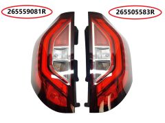 Valaisin Oikea/Vasen Taka Renault Kangoo 3 265559081R 265505583R Alkuperäinen