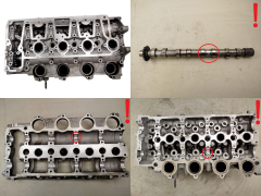Sylinterikansi Citroen Peugeot Volvo 9688418110 0200HL 2.0 HDI TDCI 5