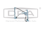 Ikkunannostin Tee Skoda 1U0837461B 88370364602 DPA