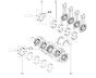Kampiakselin Laakerit Alkuperäinen Master III Movano B NV400 2.3 dCi 122076327R