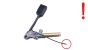 Turvavyön kiinnitin Etu Vasen 036800 G 8972WQ Citroen Xsara