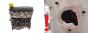 Moottori K9KB702 K9K702 1.5 dCi Renault Kangoo Clio 2 S79