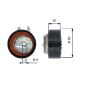 Hihnan Kiristin Alkuperäinen Citroen Peugeot 407 C5 2.7-3.0 HDI 9814121580