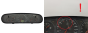 Kierroslukumittari Citroen C5 9651481380 2586