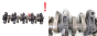 Venttiilin työntötangot 7700588717 7946006314 7701464059 Renault 66