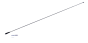 Antenni Uusi Alkuperäinen Renault Nissan 6 mm /860 mm 2820600QAA