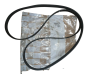 Laturin Hihna Alkuperäinen Citroen Peugeot 206 C3 6PK1705 5750VQ
