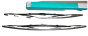 Pyyhkijänsulat Etu Alkuperäinen Citroen Peugeot 807 6423A2